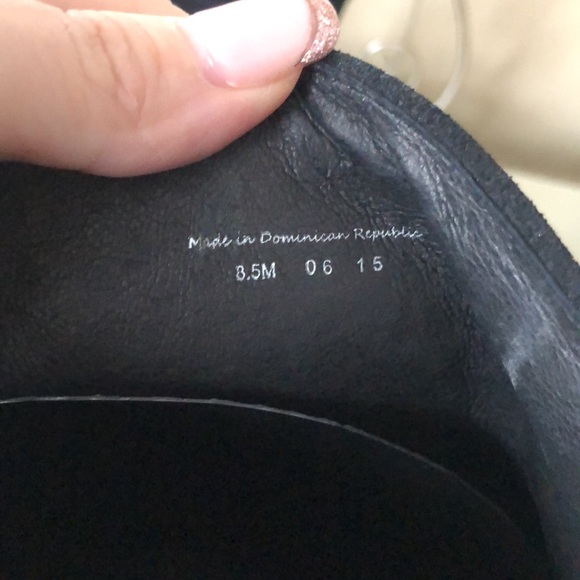 JACK ROGERS TARA BLACK SUEDE TALL BOOTS - Picture 7 of 12